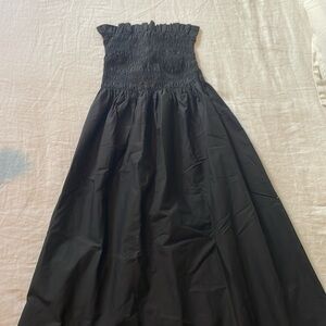 H&M strapless mid calf dress NWT